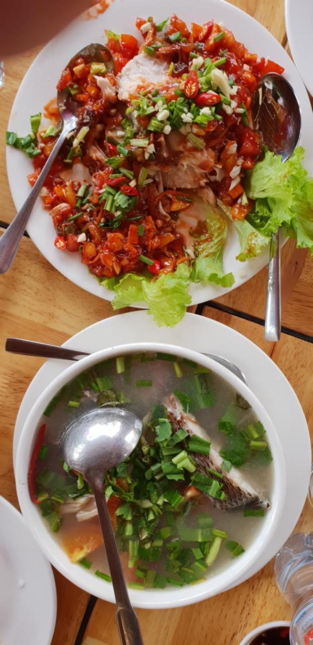 Sunshine Hotel Kampot Bagian luar foto